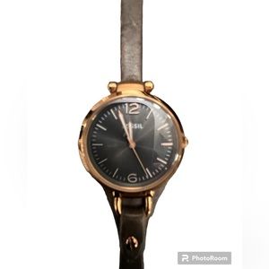 Fossil leather watch